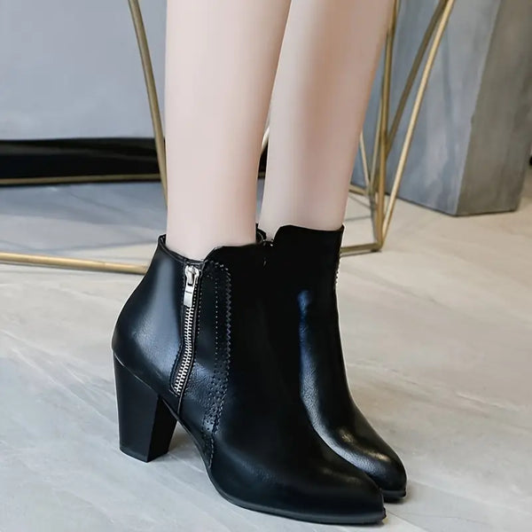 Martha - Elegant Heeled Women's Boots