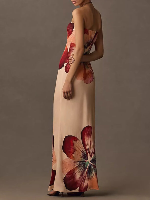 Imani - White Floral Maxi Dress