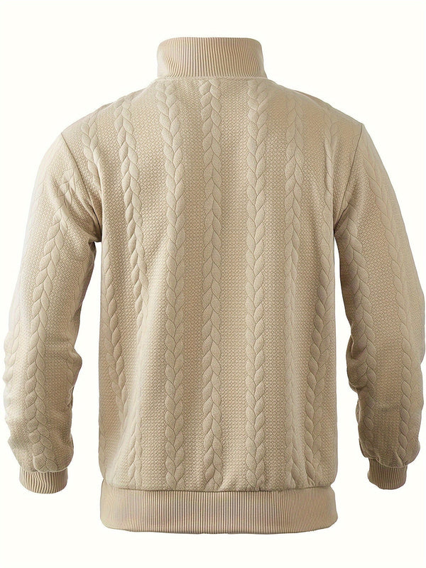 Vince – Men's Zip-Up Sweater – Fashionable & Insulated