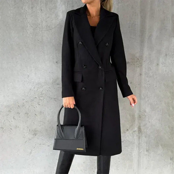 Queenie - Women's Warm Trench Coat