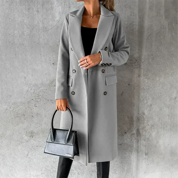 Enda - Warm Trench Coat - Perfect for Cold Weather