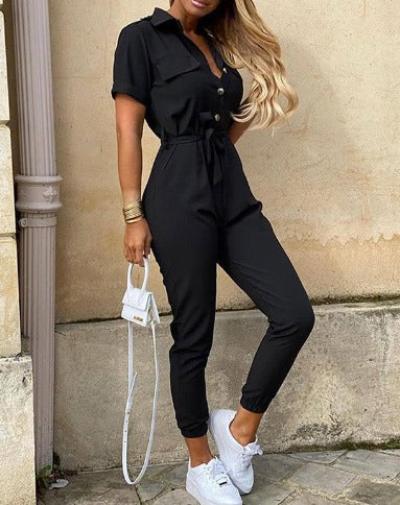 Braelyn - Stylish Cargo Jumpsuit