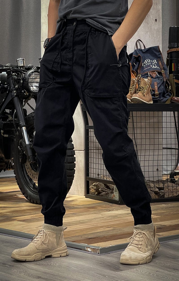 Winston - Urban Black Cargo Pants