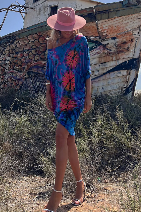 Hannelore - Tie-Dye Print Mini Dress