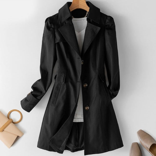 Amelina - Elegant Trench Coat