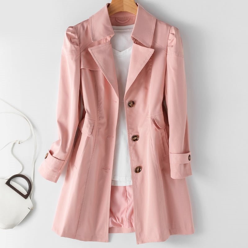 Amelina - Elegant Trench Coat