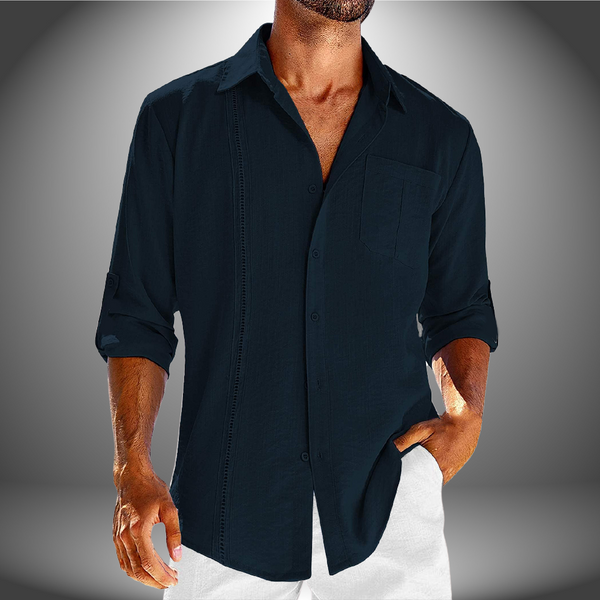 Melvin - Elegant Men's V-Neck Tops