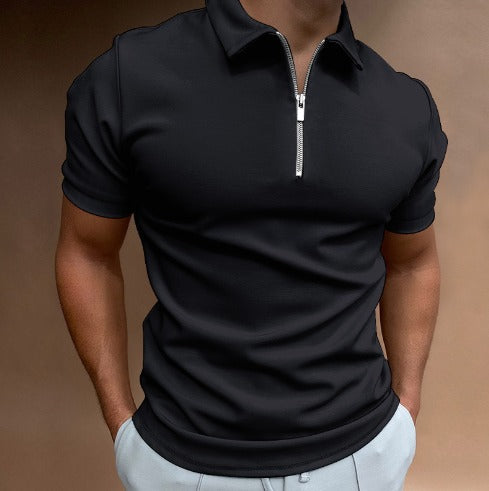 Jerry - Unique Zip-Up Men's Polo