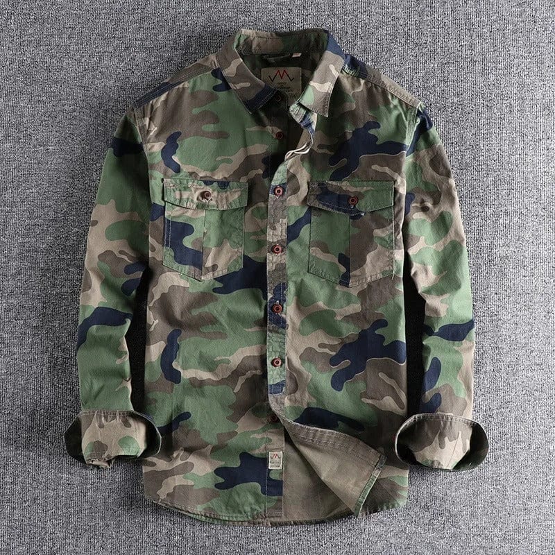 Luca - Rugged Camouflage Shirt