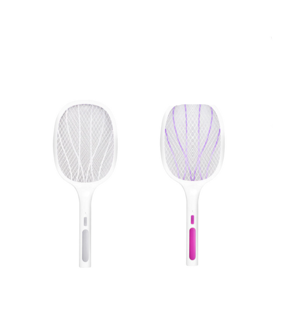 BuzzAway - 2-in-1 Racket - Mosquito Lamp & Fly Swatter for Instant Relief