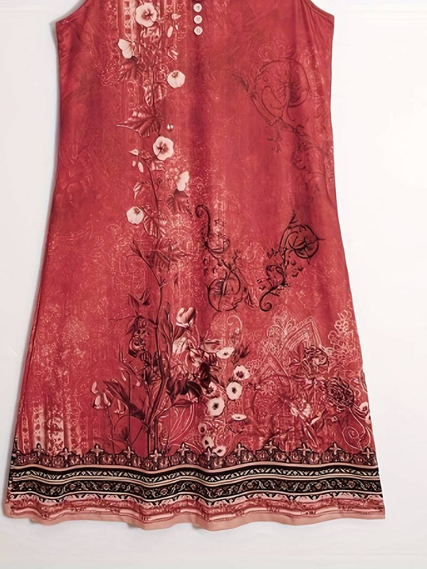 Ayla - Elegant Neck Boho Dress