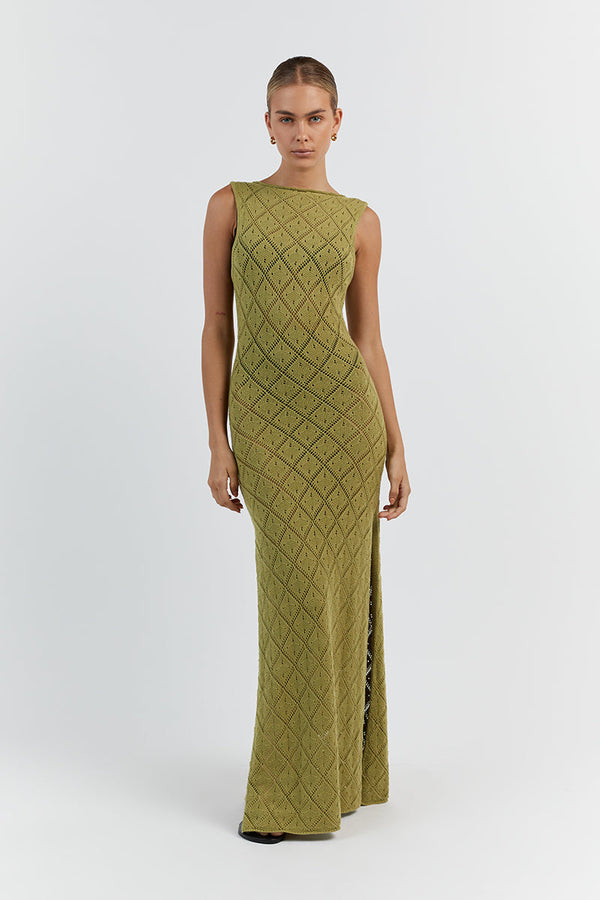 Elara - Slit Maxi Dress