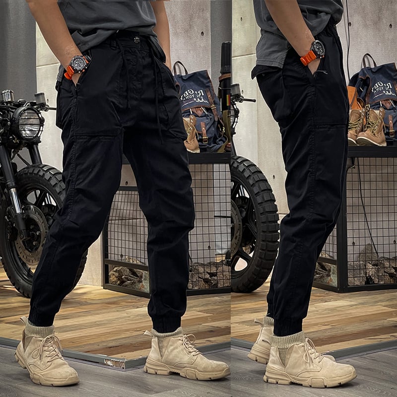 Winston - Urban Black Cargo Pants