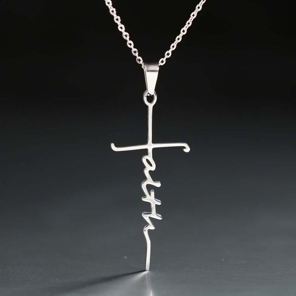 DivineGrace - Faith Pendant with Chain - Elegant & Meaningful Design