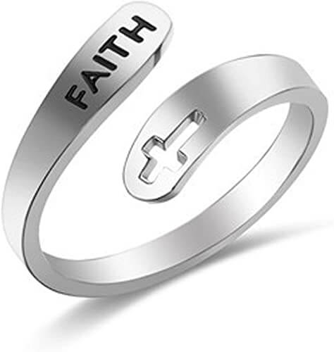 FaithFlex - Adjustable "Faith" Ring - Empowering Design & Perfect Fit