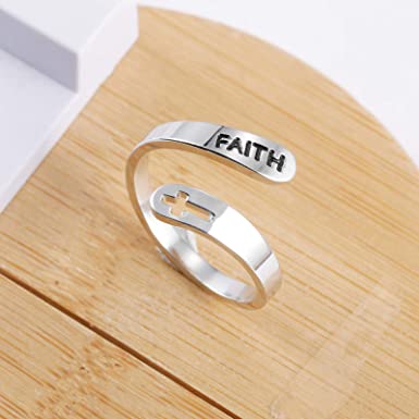 FaithFlex - Adjustable "Faith" Ring - Empowering Design & Perfect Fit