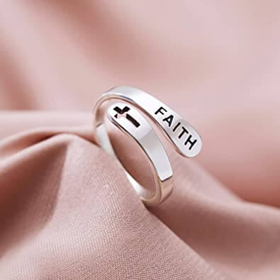 FaithFlex - Adjustable "Faith" Ring - Empowering Design & Perfect Fit