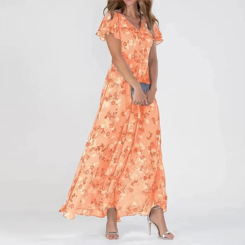 Andrea - Elegant Floral Dress