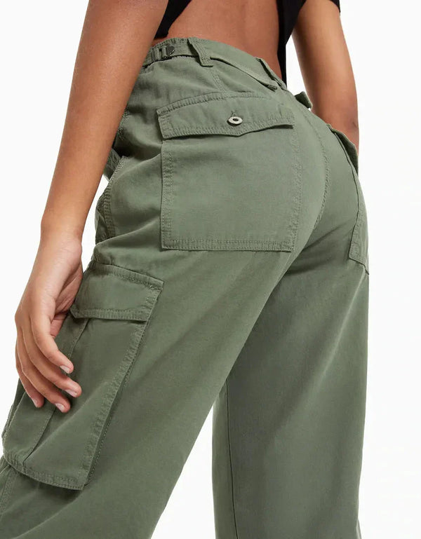 Milly - Adjustable Waist Cargo Pants