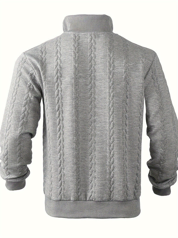 Vince – Men's Zip-Up Sweater – Fashionable & Insulated