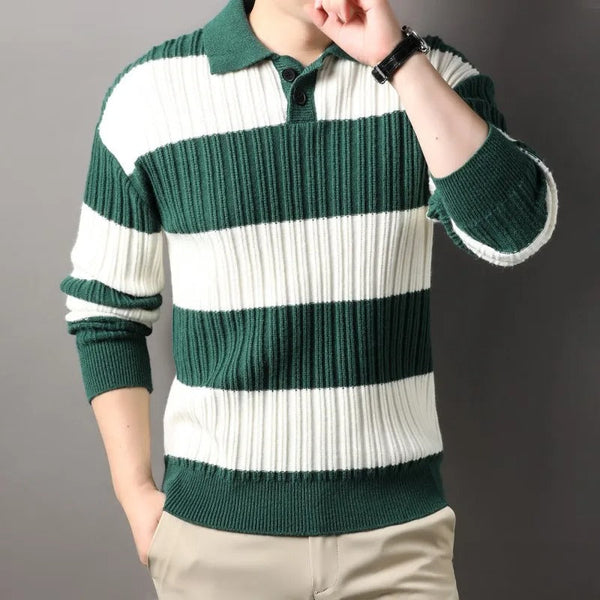 Atticus - Men's Cozy Sweater Stripe