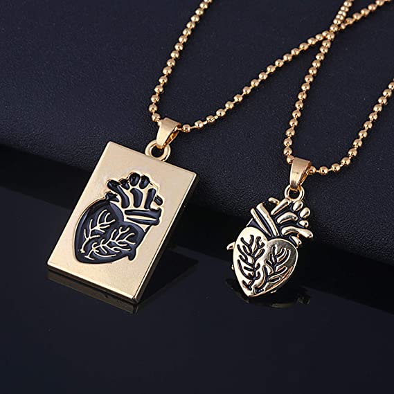 EternalHeart - Couple Heart Necklace - Symbol of Love & Connection