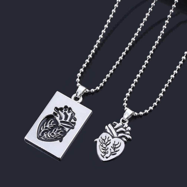 EternalHeart - Couple Heart Necklace - Symbol of Love & Connection