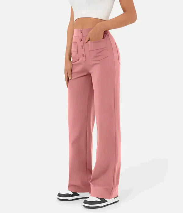 Heaven - High-waisted Casual Pants