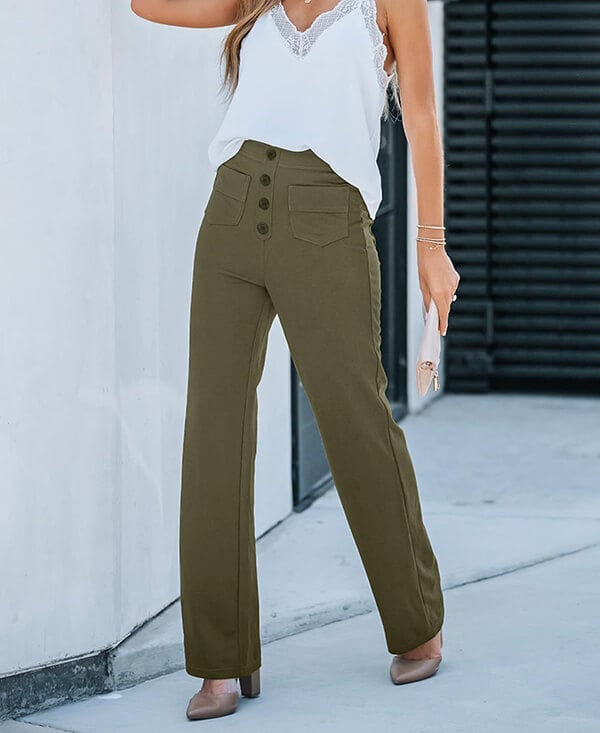 Katherine - Stretchy High Waisted Pants