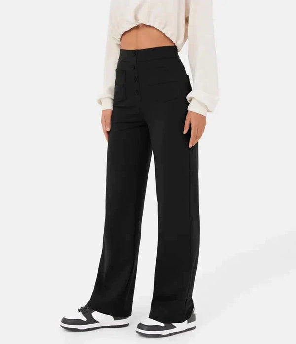 Heaven - High-waisted Casual Pants