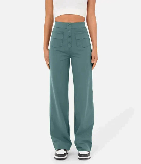 Heaven - High-waisted Casual Pants