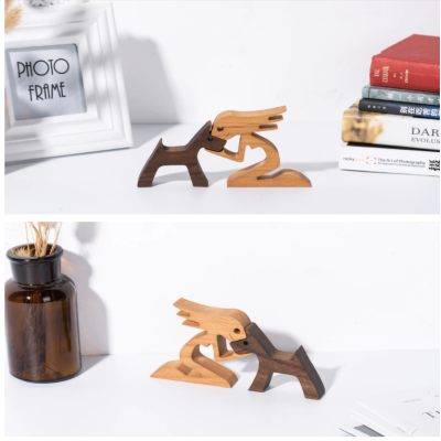 Wooden Statue – Handcrafted with Love – Perfect for Stylish, Rustic Interiors