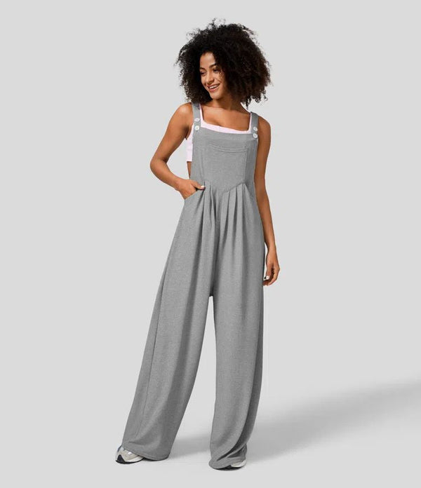 Elhart | Casual Overall Wide-Leg Pants