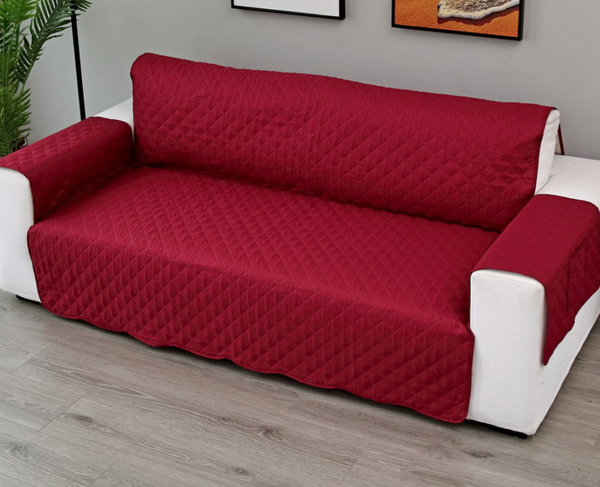 Snug Fit Quilted Pet Sofa Cover