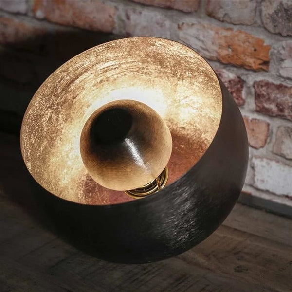 LumiSphere - Sleek Industrial Accent Lamp