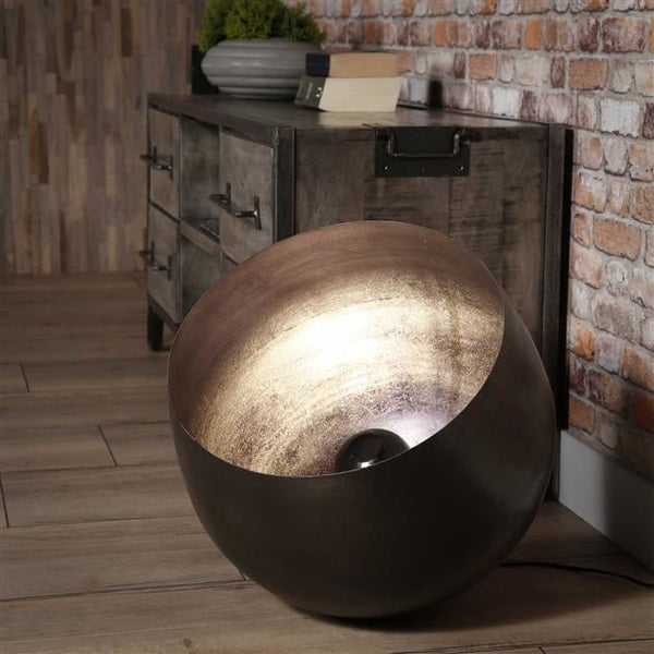 LumiSphere - Sleek Industrial Accent Lamp