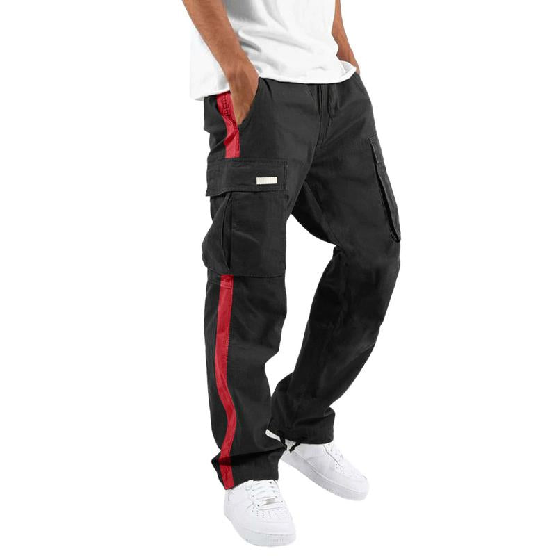 Jairus - Versatile Drawstring Pocket Sweat Pants