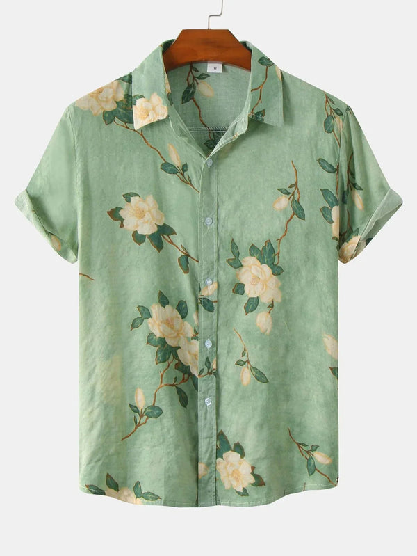 Emir - Floral Print Men's Shirt