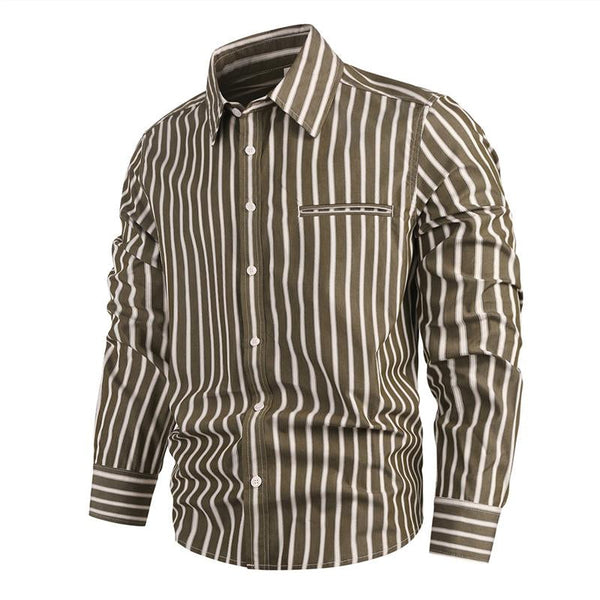 Lancy - Striped Casual Long Sleeves