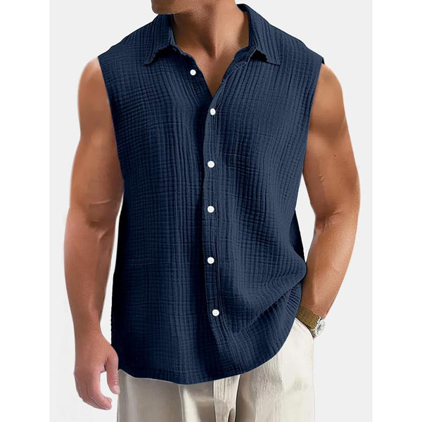 Fabian - Men's Sleeveless Shirt Top