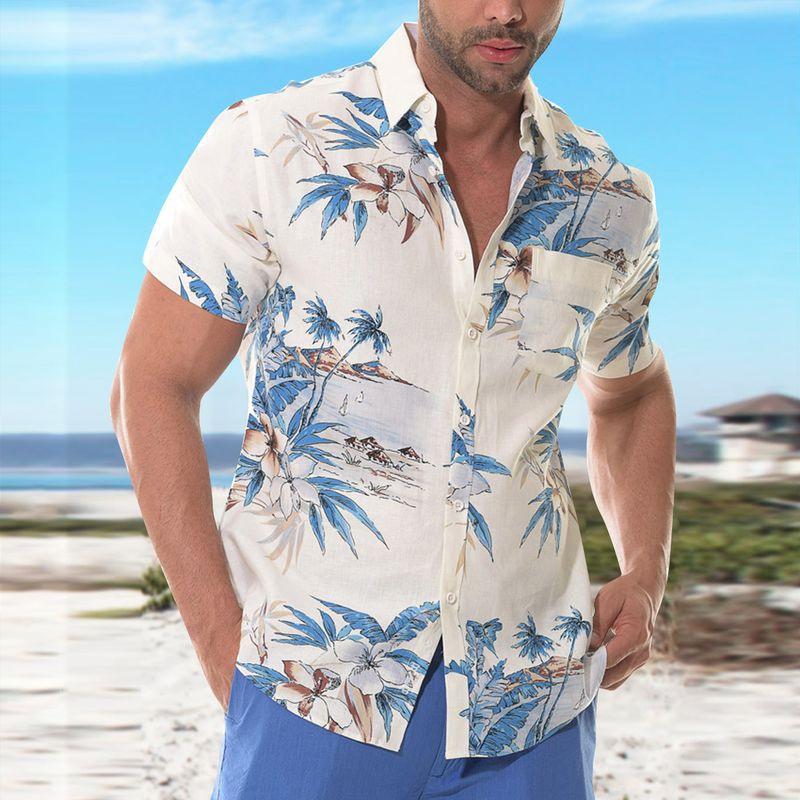 Adler - Men's Hawaiian Polo Top