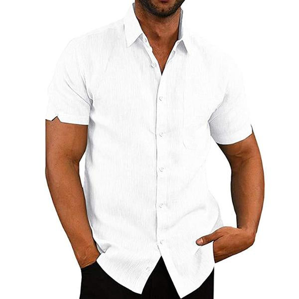 Gregor - Men's Plain Collared Shirt