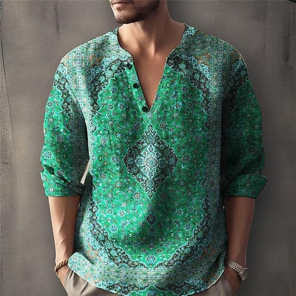 Quade - Men's Boho V-Neck