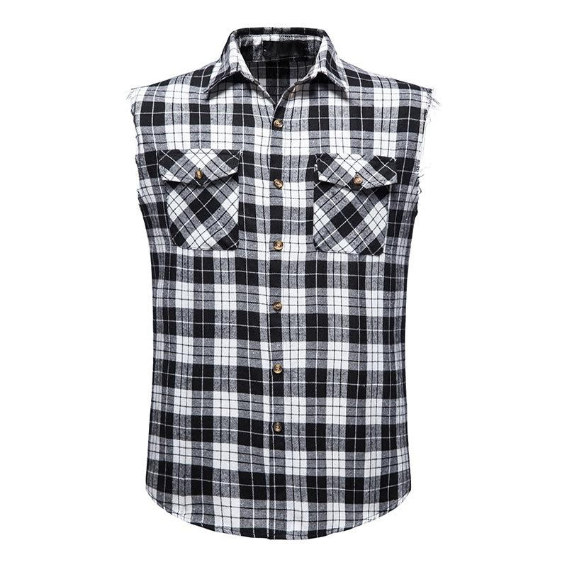 Thaddeus - Men's Sleeveless Plaid