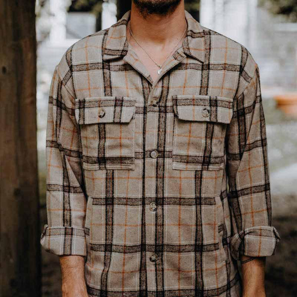 Bain - Men's Retro Flannel Top