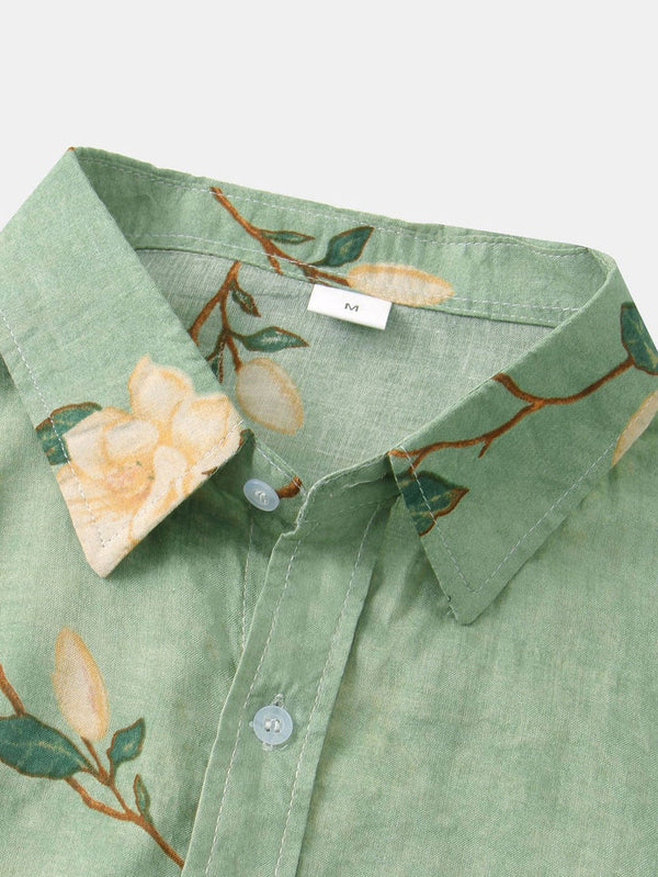 Emir - Floral Print Men's Shirt