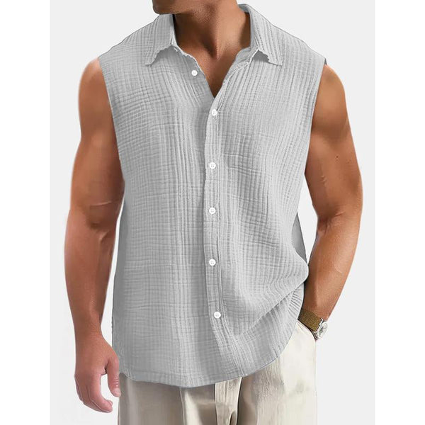 Fabian - Men's Sleeveless Shirt Top