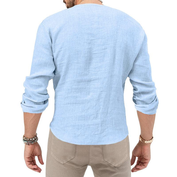 Kenton - Effortless Men's V-Neck Shirt