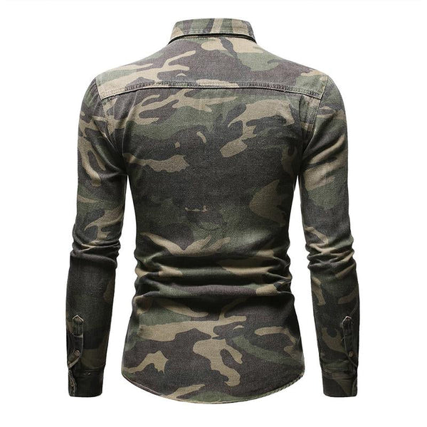 Gannon - Men's Casual Camouflage Top