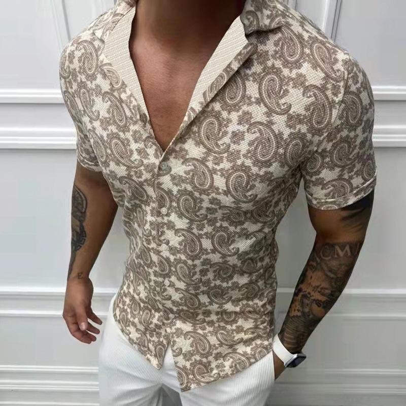 Seamus - Men's Collared Vintage Top